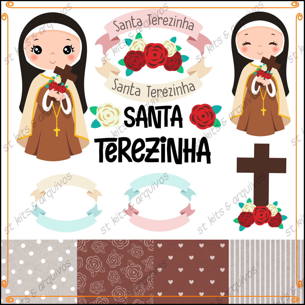 Kit Digital Santa Terezinha