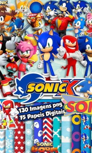 kit Digital Sonic PNG - Scrapbook