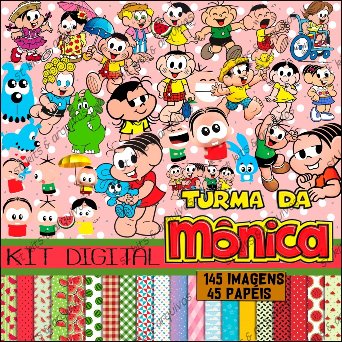 Kit Digital Turma da Mônica