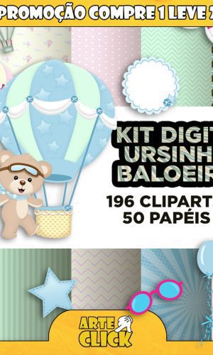 Kit Digital Ursinhos Baloeiros