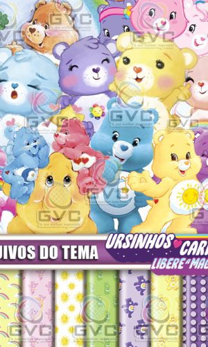 kit Digital Ursinhos Carinhosos