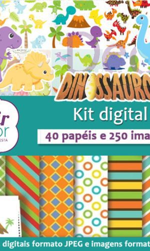Kit Digital DINOSSAUROS
