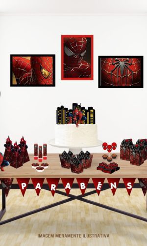 KIT SO UM BOLINHO HOMEM ARANHA - ARQUIVO DE CORTE