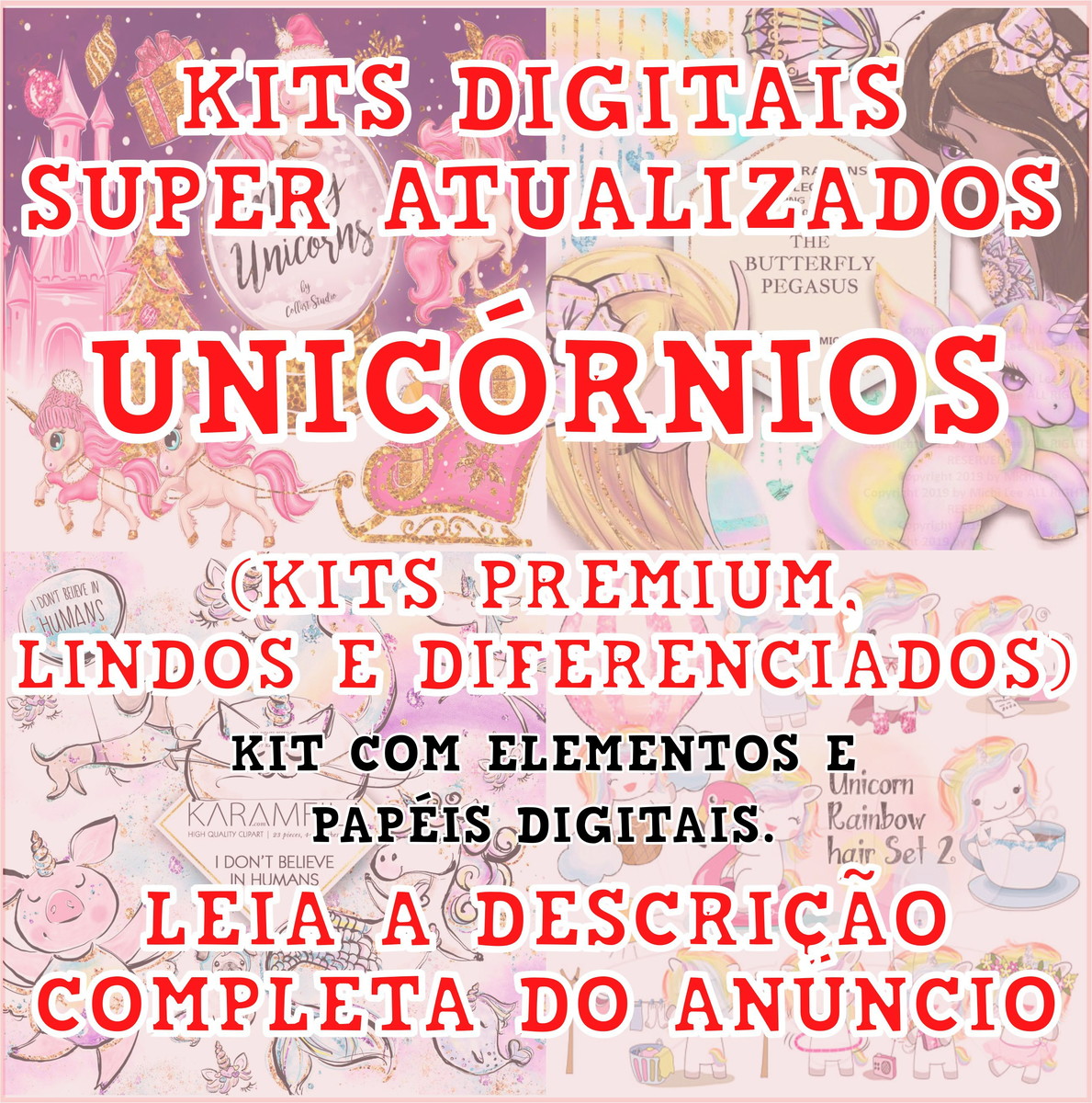 Kits Digitais Premium - Unicórnio