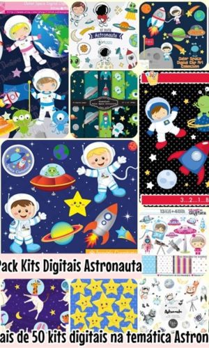 Pack Kits Digitais Astronauta