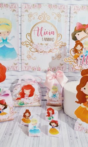 Princesas Cute - Arquivos de Corte Studio e pdf + Fotos 1324