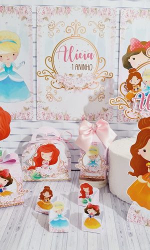 Princesas Cute - Arquivos de Corte Studio e pdf + Fotos 2512