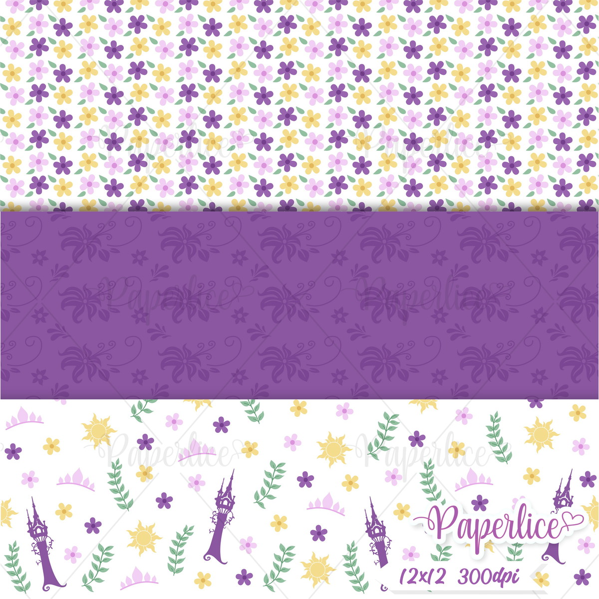 Rapunzel Kit Digital Tangled - Imagem 2