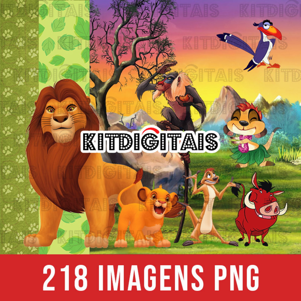 Rei Leão Kit Digital - Imagem 2