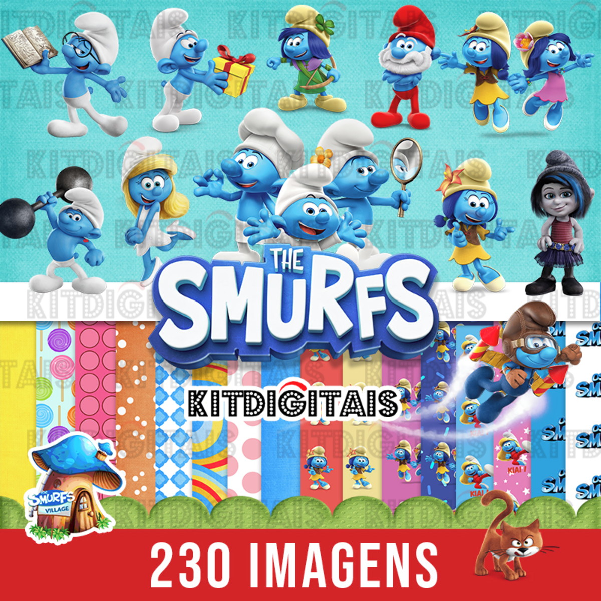Smurfs Kit Digital