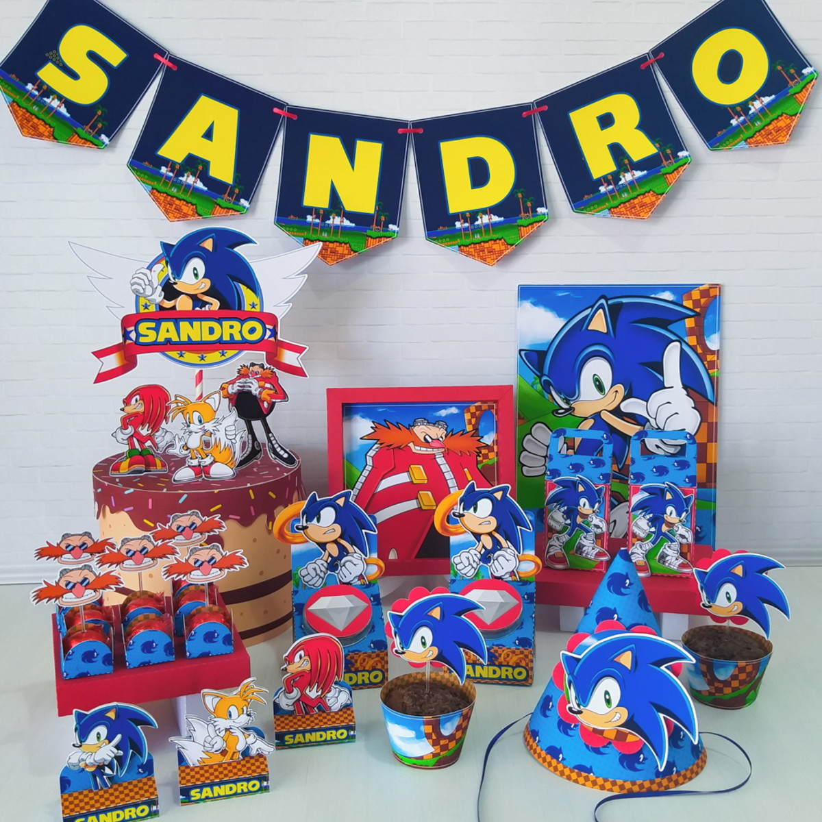 Sonic - Arquivos de Corte Studio e pdf + Fotos 3112