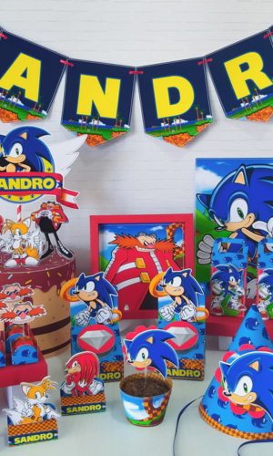 Sonic - Arquivos de Corte Studio e pdf + Fotos 524