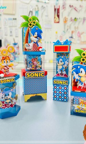 Sonic - Artes Caixas Vitrine Studio, Pdf, Svg - 1803