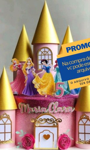 Studio/pdf Arquivo Corte Topo de Bolo Castelo Princesas-003