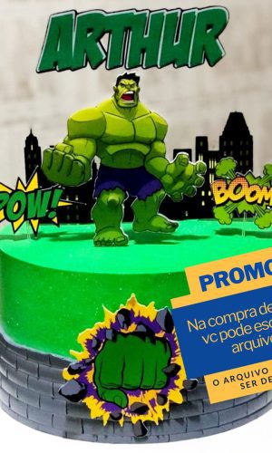 Studio/pdf Arquivo de Corte Hulk