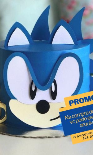 Studio/pdf Arquivo de Corte Topo de Bolo Sonic -009