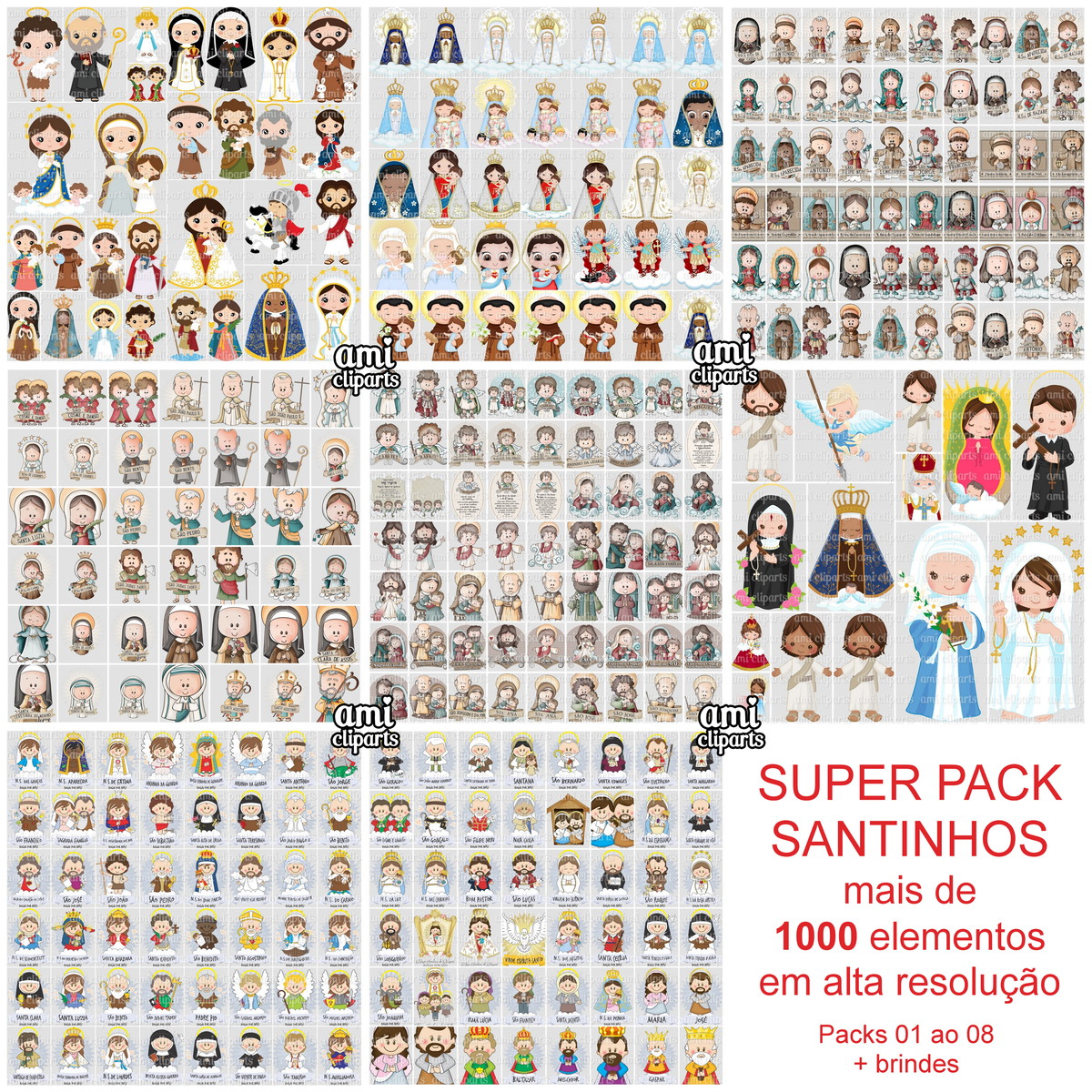 Super Combo Kit Digital Santinhos + Brindes