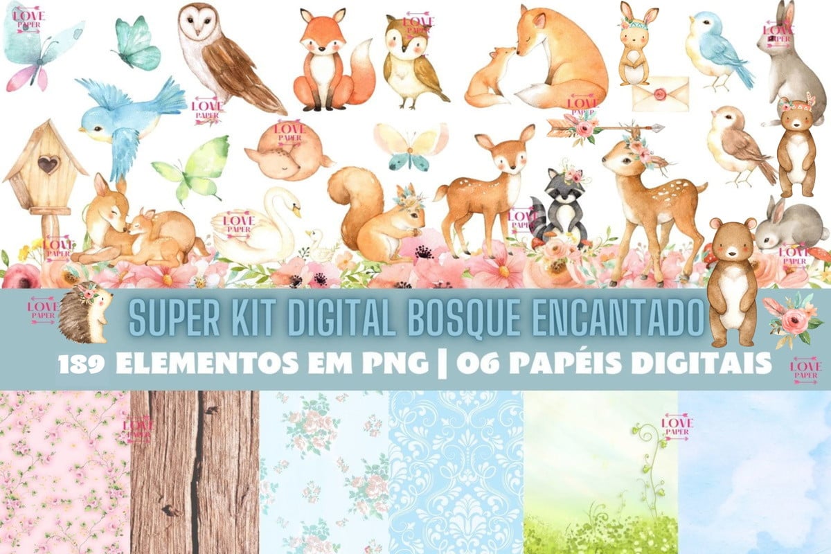 Super Kit Digital Bosque Encantado