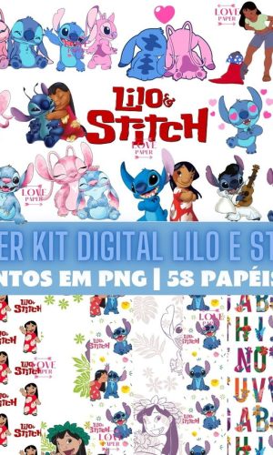 Super Kit Digital Lilo e Stitch