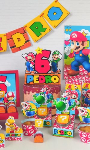 Super Mario - Arquivos de Corte Studio e pdf + Fotos 524