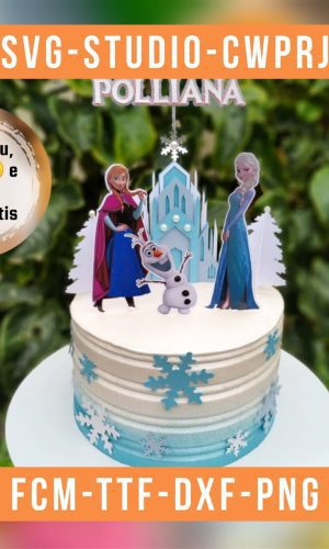 Svg Studio Fcm Cwprj Dxf Ttf Png Kit Dig Topo Frozen Castelo