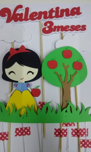 Arquivo de corte Topo de bolo Branca de Neve