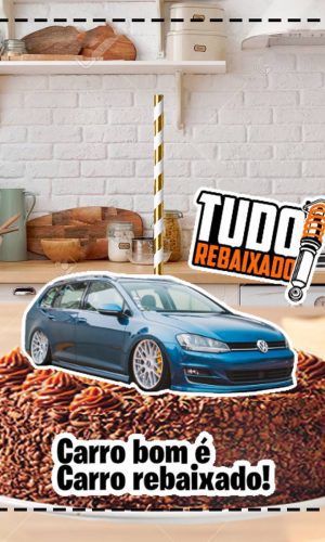 TOPO DE BOLO CARRO REBAIXADO 01 - ARQUIVO DIGITAL