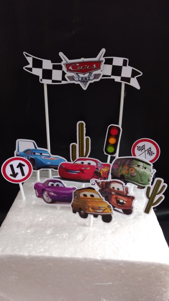 Topo de bolo: Carros - ARQUIVO DIGITAL