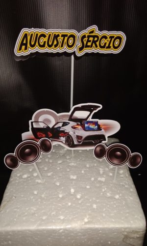 Arquivo Topo de Bolo - Carro Som