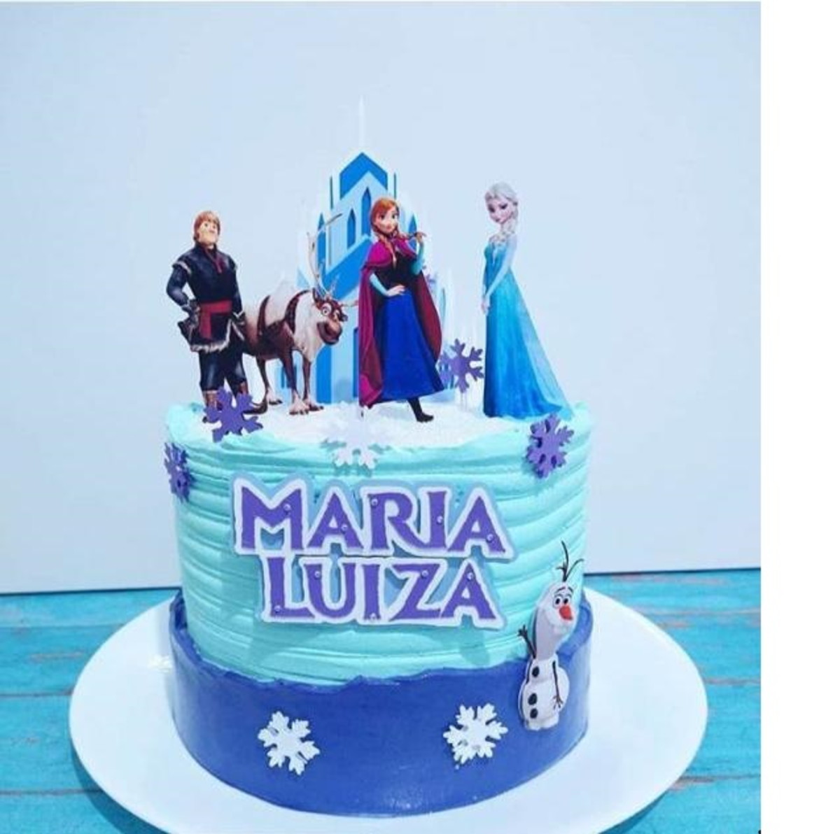 Topo de bolo - Frozen
