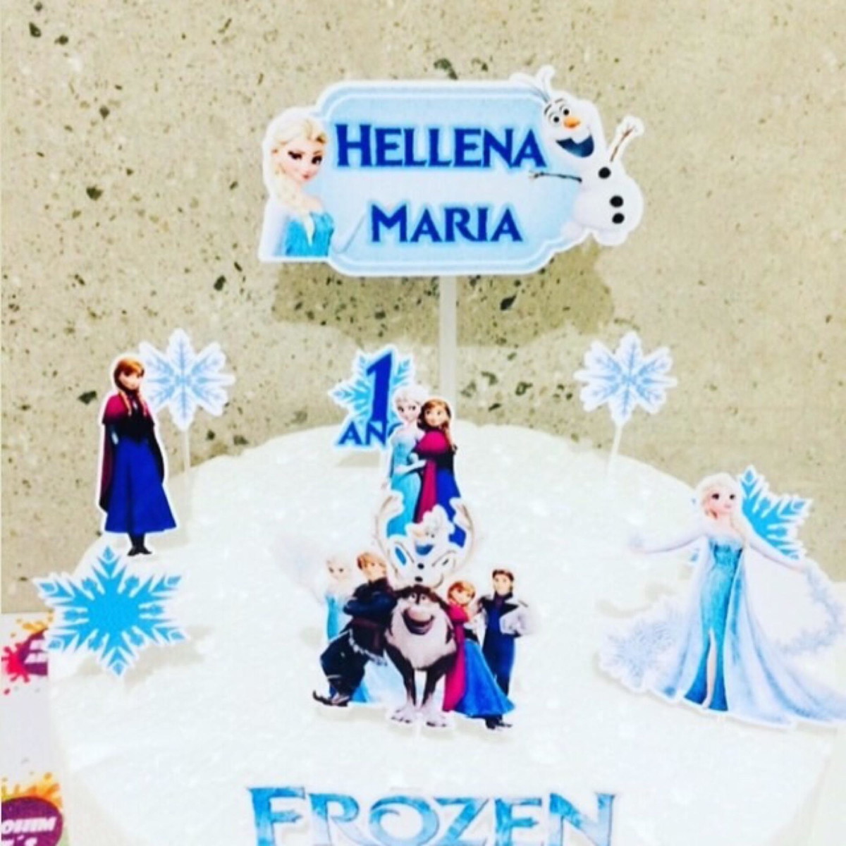 Topo de Bolo Frozen (arquivo de Corte) 4 Por 10,00 - Imagem 2