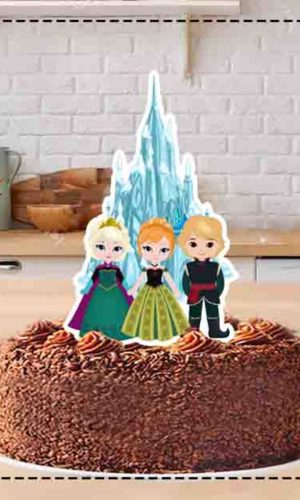 TOPO DE BOLO FROZEN - ARQUIVO DIGITAL