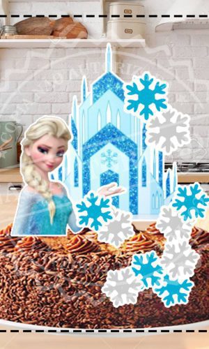 TOPO DE BOLO FROZEN - ARQUIVO DIGITAL
