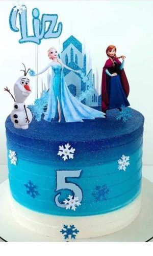 Arquivo de corte Topo de bolo - Frozen