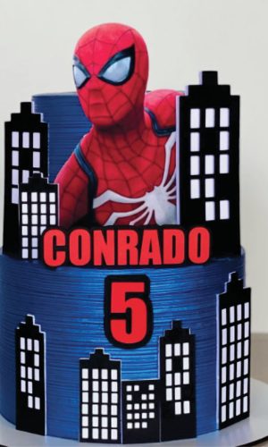 Topo de Bolo Homem Aranha Arquivo de Corte