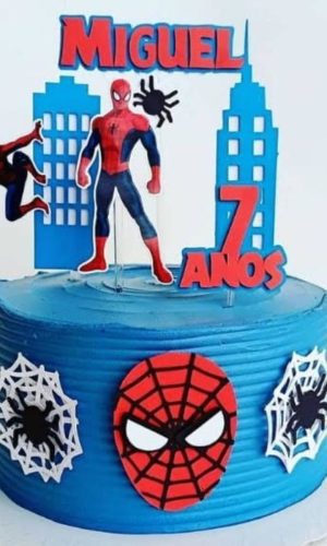 Topo de Bolo Homem Aranha Arquivo Digital