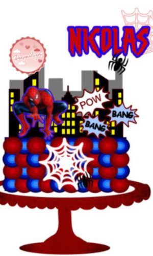 Arquivo Topo de Bolo - Homem Aranha