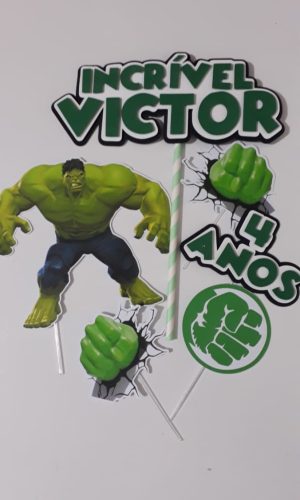 ARQUIVO DE CORTE TOPO DE BOLO HULK