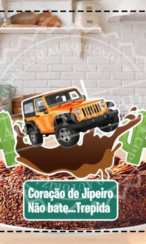 TOPO DE BOLO JEEP TRILHA - ARQUIVO DIGITAL
