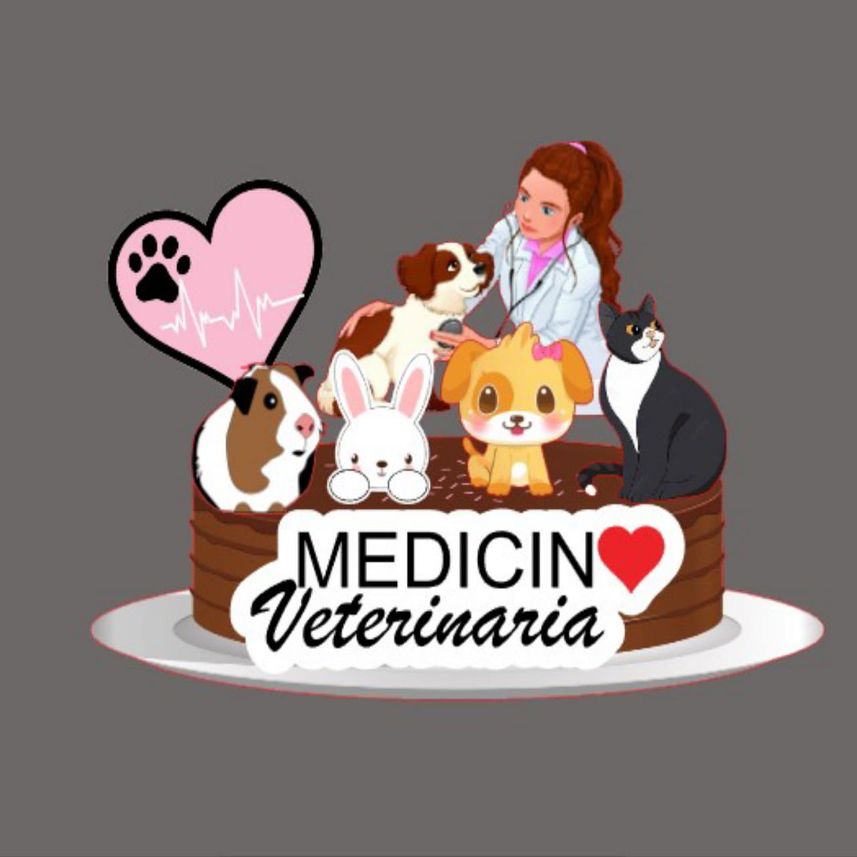 Topo de Bolo Medicina Veterinária Arquivo Digital