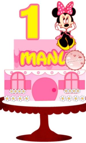 Arquivo Topo de Bolo - Minnie