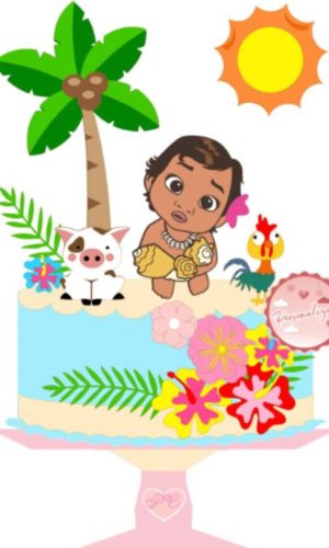Arquivo Topo de Bolo - Moana Baby