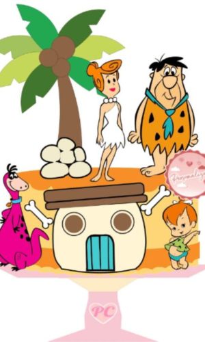Arquivo Topo de Bolo - Os Flintstones