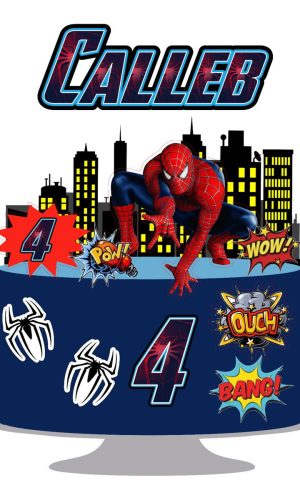 Topo de Bolo | Homem Aranha Arquivo Digital