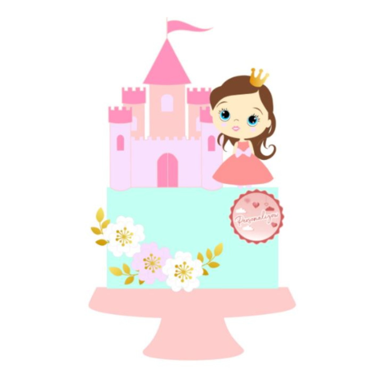 Arquivo Topo de Bolo - Princesa Castelo