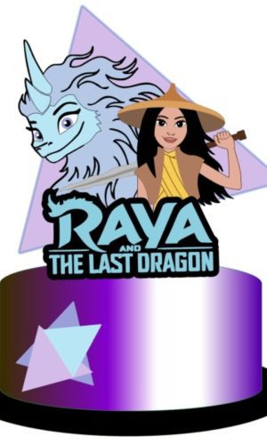 Topo de Bolo Princesa Raya + Arquivos a Sua Escolha