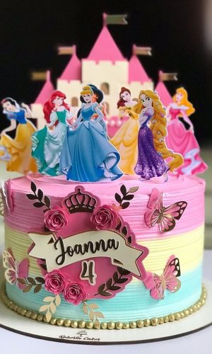 Topo de Bolo Princesas Disney - Arquivo de Corte Silhouette