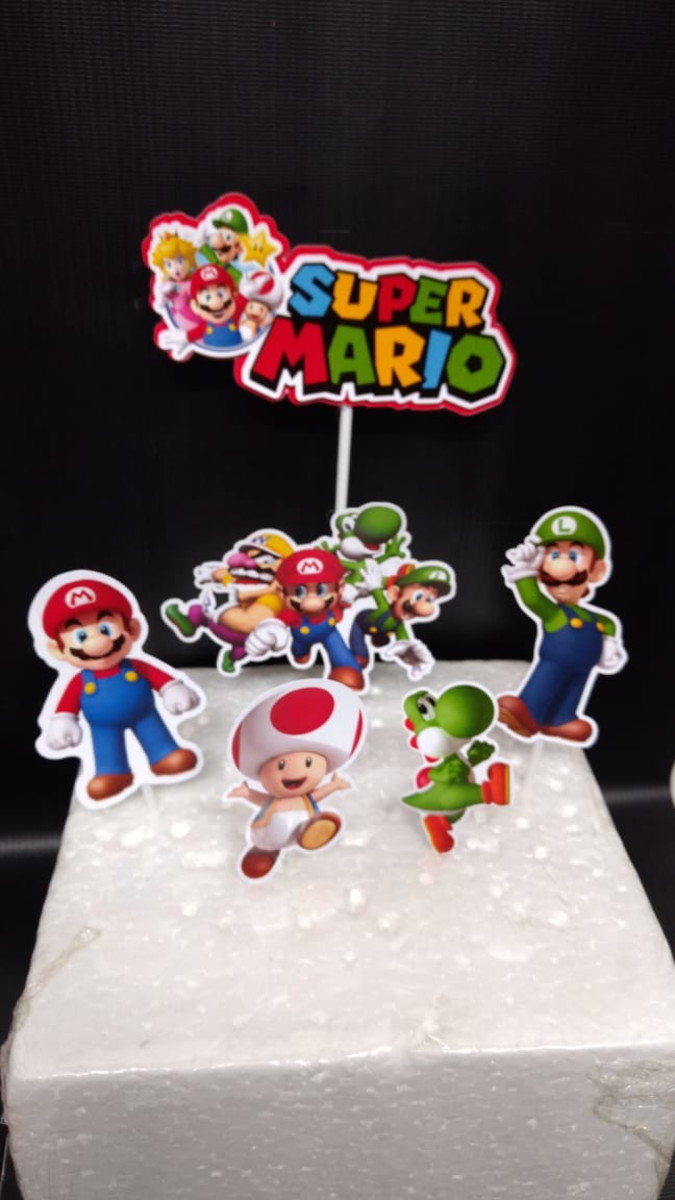 Arquivo Topo de Bolo - Super Mario