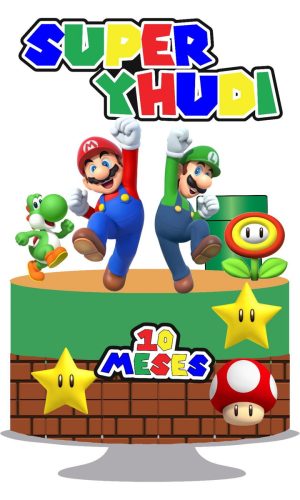 Topo de Bolo | Super Mario Bros Arquivo Digital