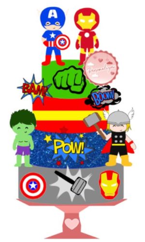 Arquivo Topo de Bolo - Vingadores